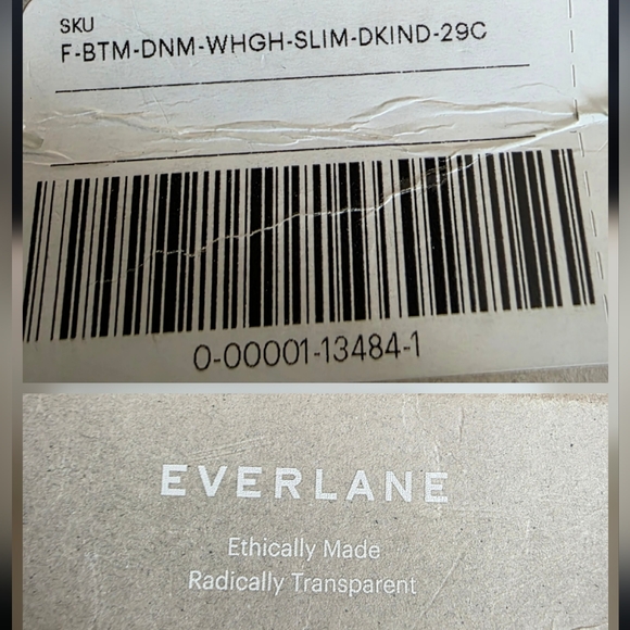 NEW Everlane The Way-High Slim Jean  Size 29S Dark Indigo - Picture 14 of 16